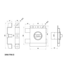 Zdjęcie blokady pokrętła z zamka ZX TYTAN