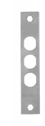 Obejma płaska do zamków ZW550 - ZW500  ocynk biały