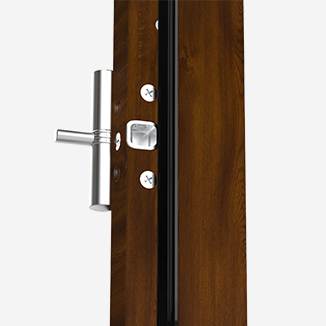 <p style="text-align: center;"><strong>2D hinge</strong></p>
<p style="text-align: center;">2D hinge with caps in the color of the fittings</p>
