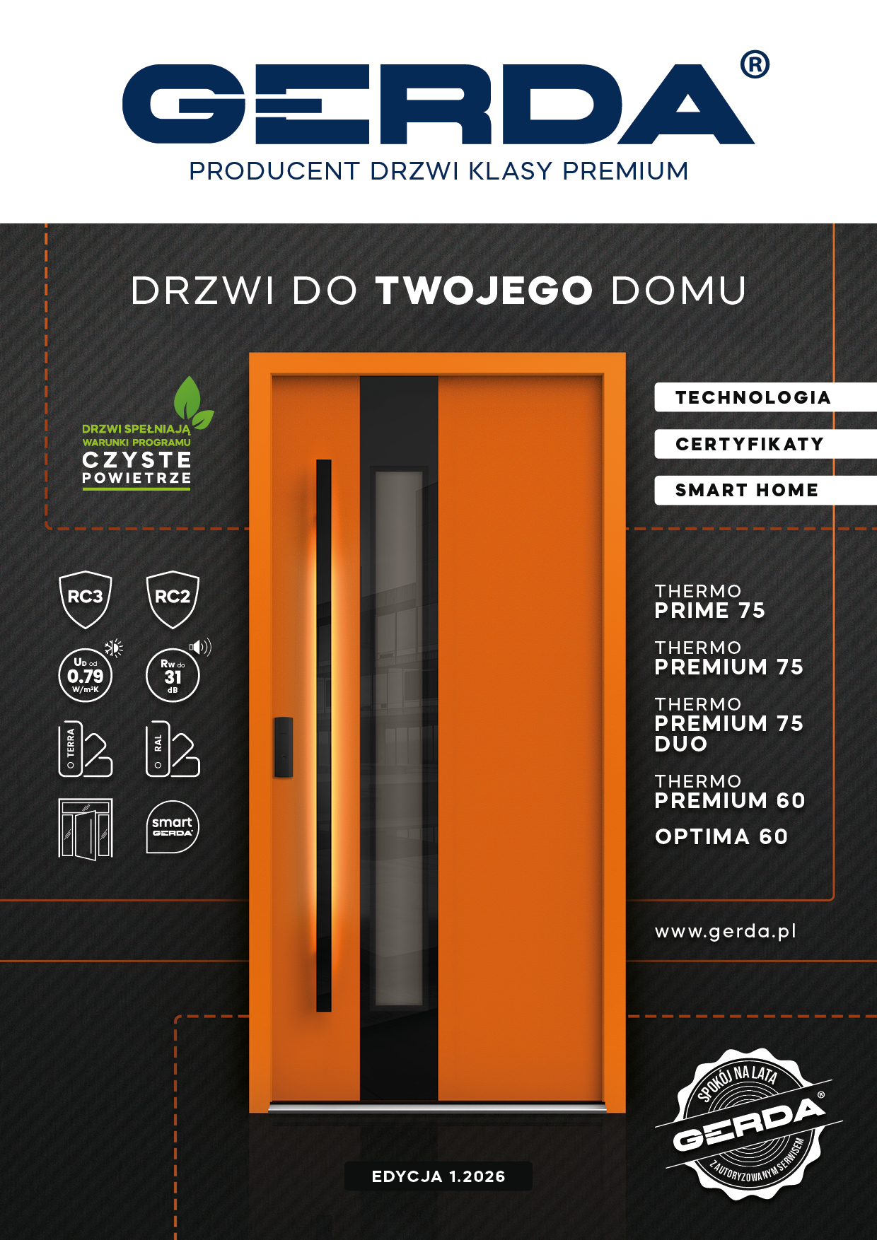 Katalog drzwi do domu THERMO PRIME, THERMO PREMIUM, OPTIMA