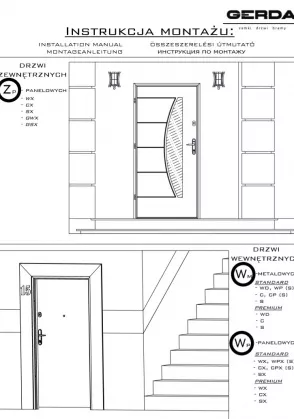 ASSEMBLY INSTRUCTIONS FOR METAL AND PANEL DOORS