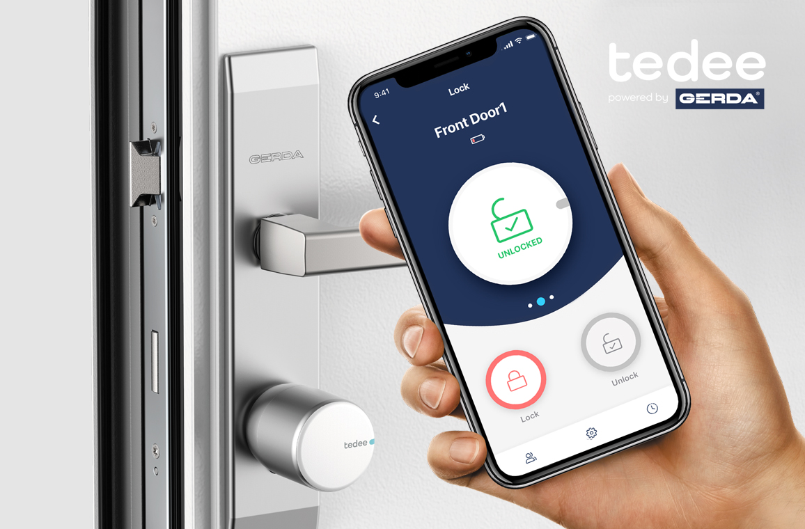 Open and close doors with your smartphone and share keys remotely!