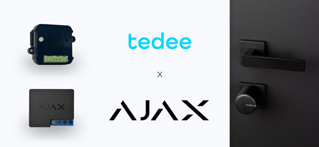 Zamek Tedee zintegrowany z systemem AJAX