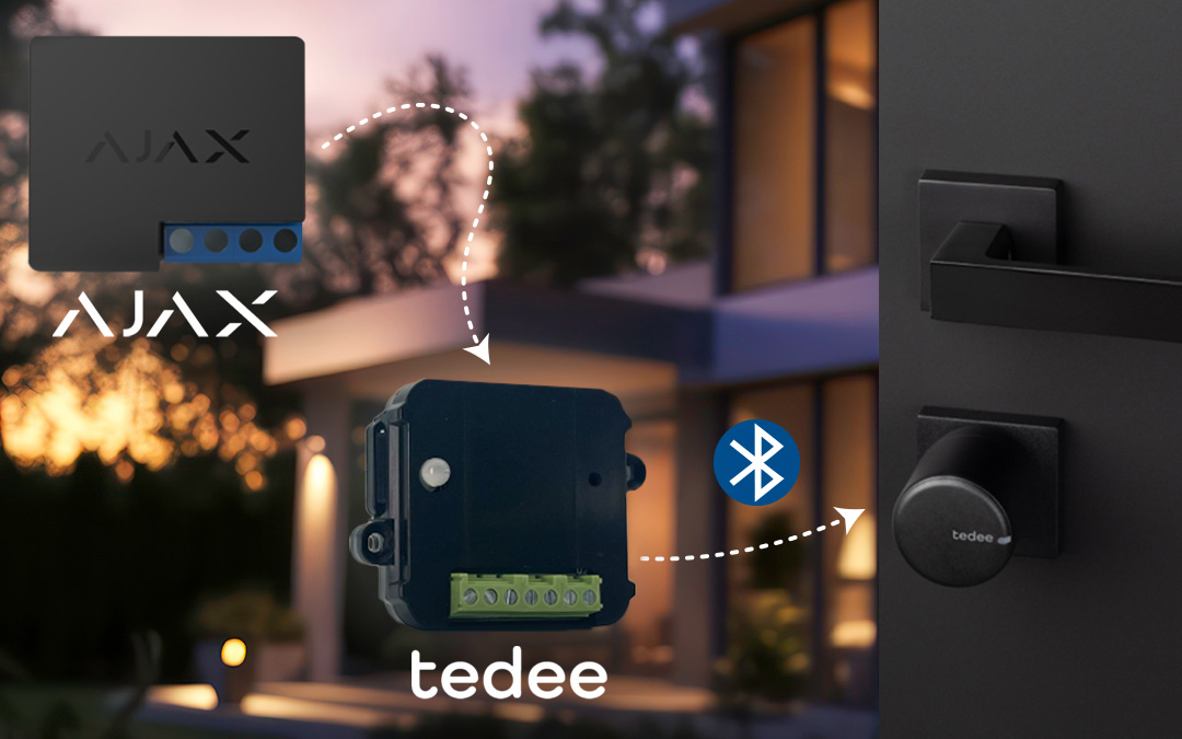 Drzwi zintegrowane z alarmem, czyli tedee w systemie AJAX