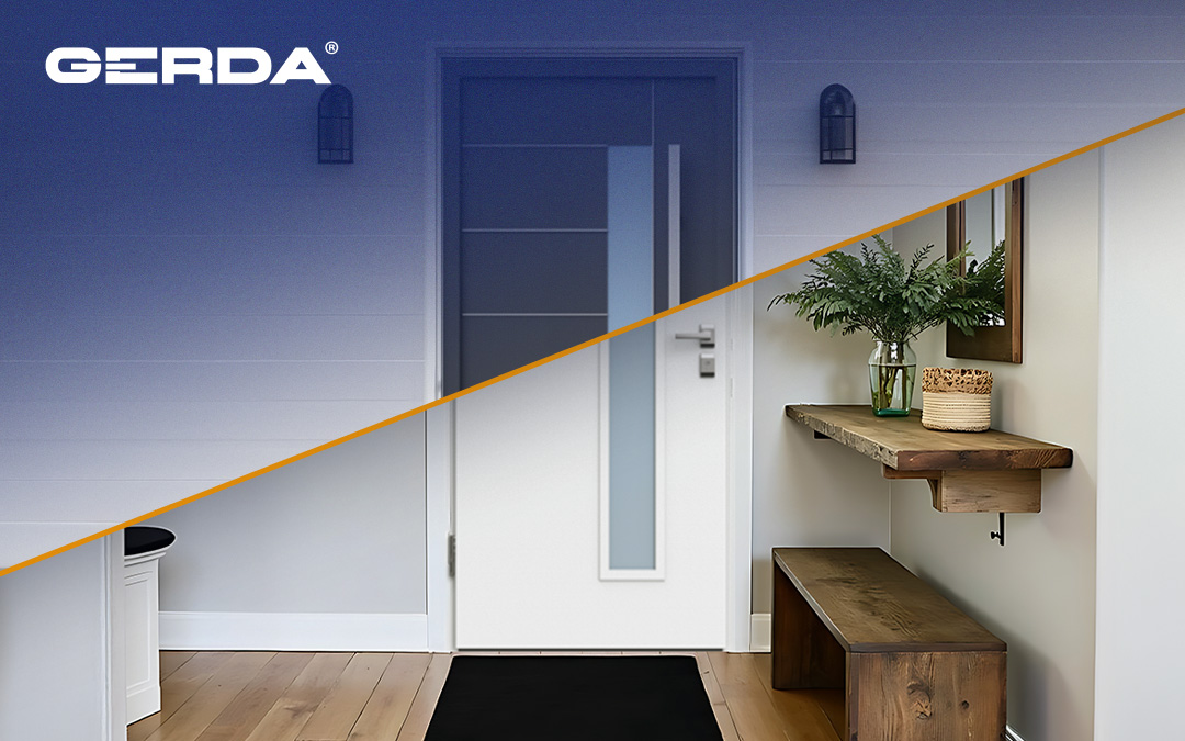 Dwukolorowe drzwi wejściowe — Jeden model, dwa oblicza!