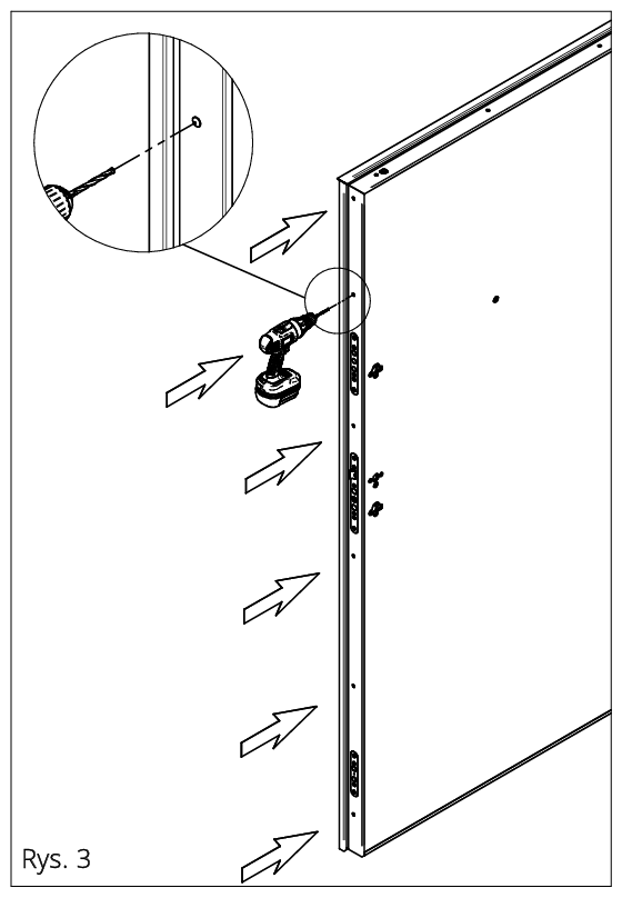 WYJMIJ SZEROKI PANEL Z DRZWI