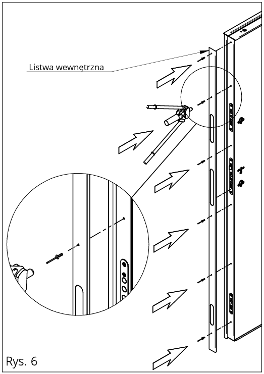 ZAMONTUJ NOWĄ LISTWę ZEWNĘTRZNĄ